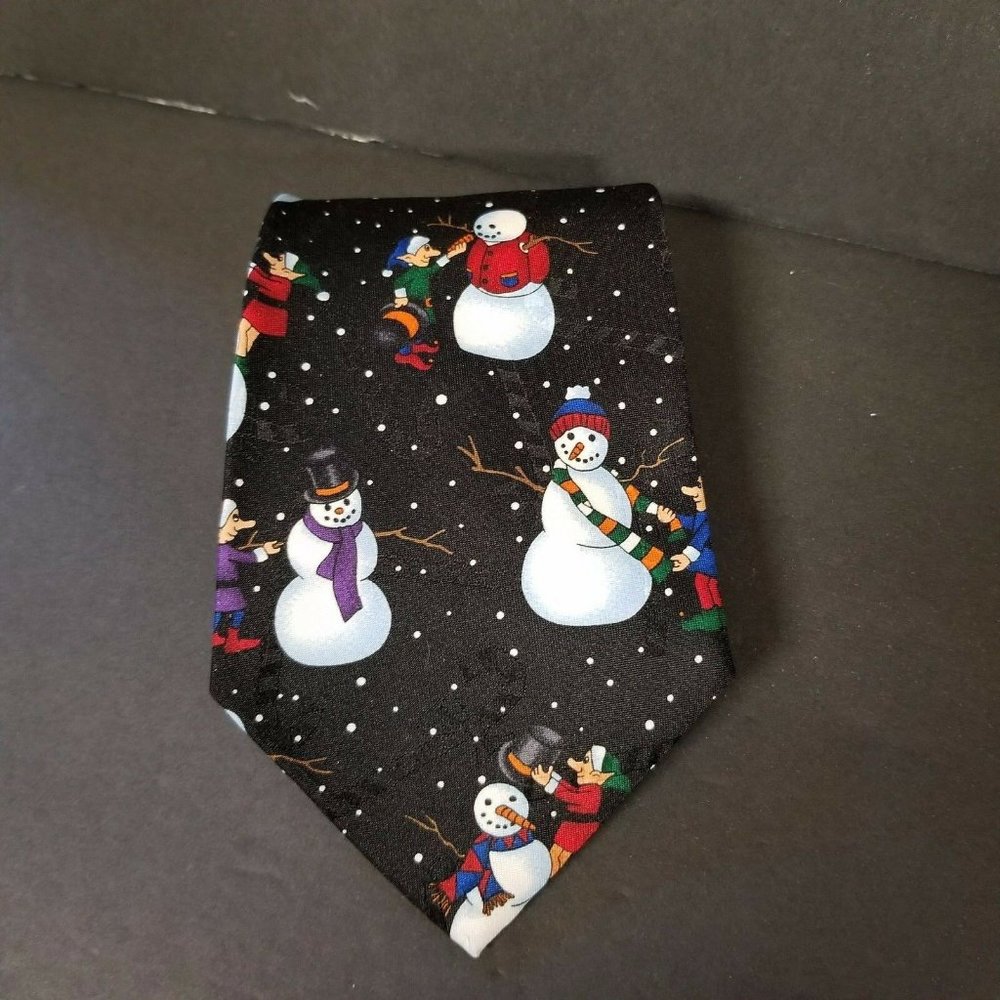 Men's Tie Hallmark Special Ties Christmas Snowman